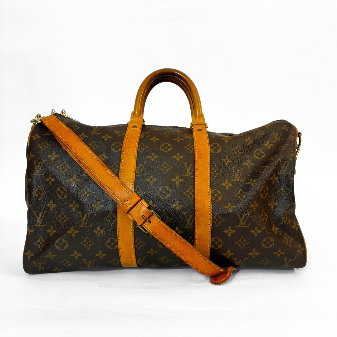 Louis Vuitton Keepall 45 Bandoulière Strap Monogram Canvas