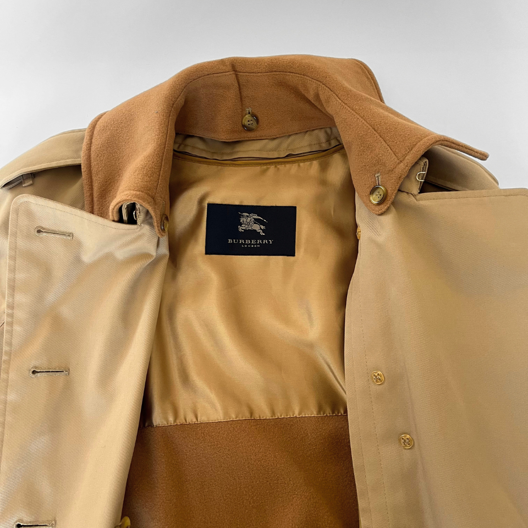 Authentic vintage burberry trench coat online