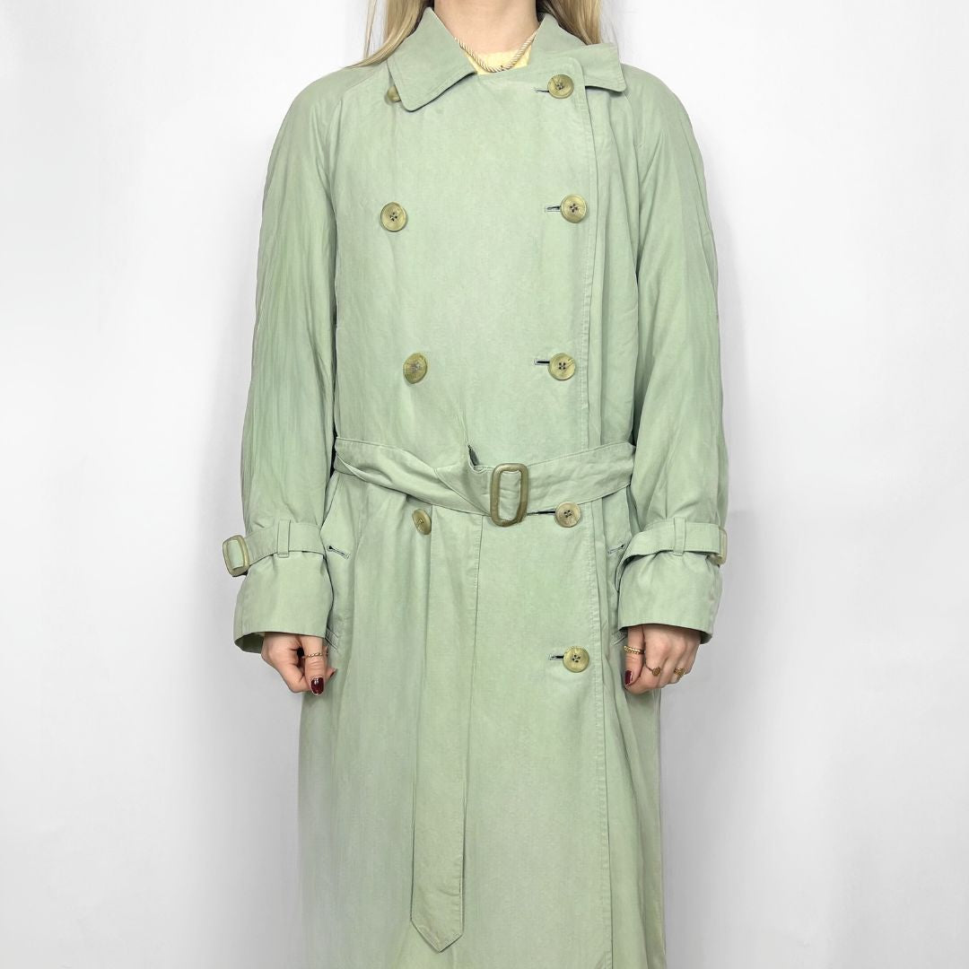 Burberry Trenchcoat Mintgrün