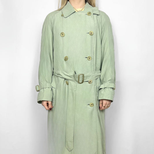 Burberry Trench-coat vert menthe