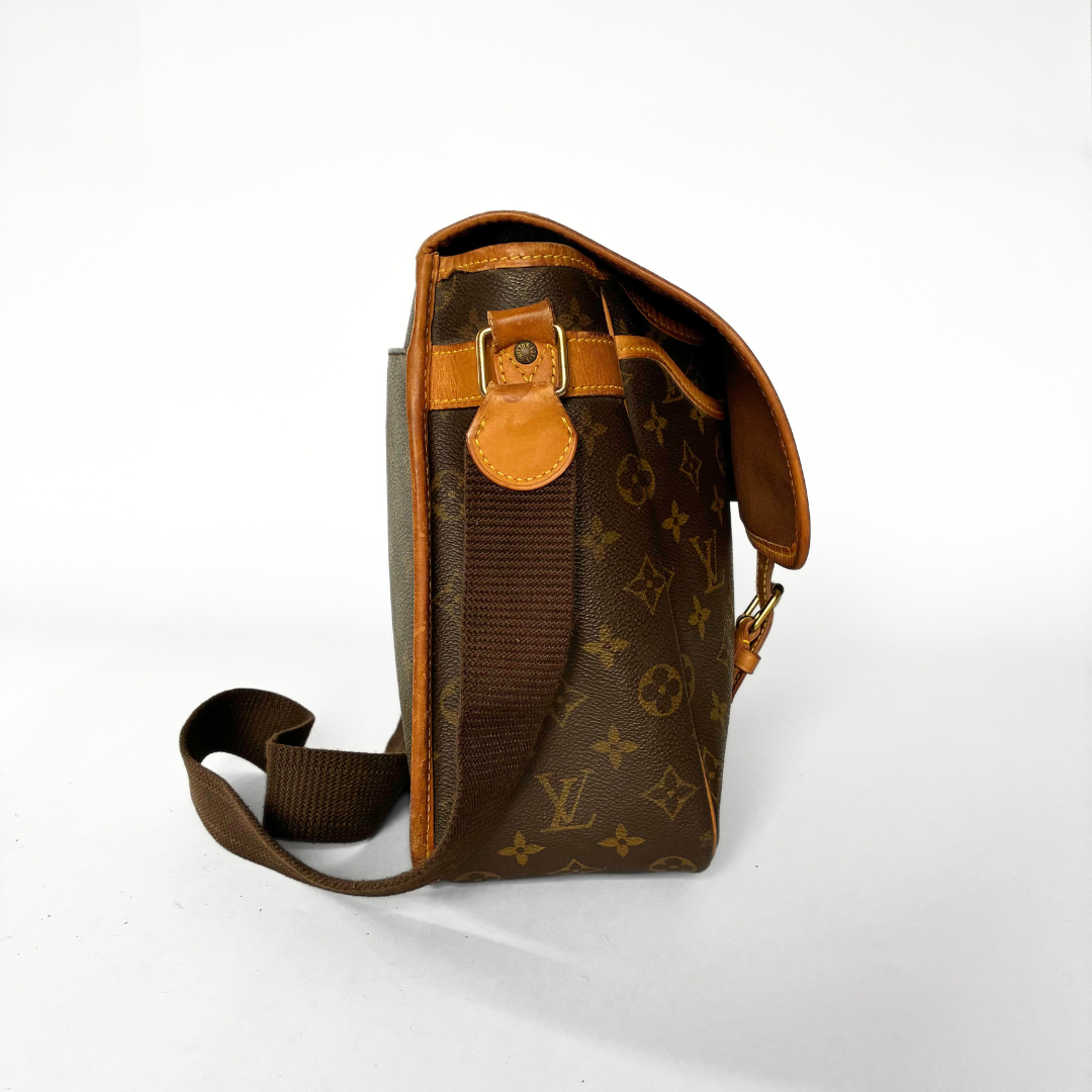 Louis Vuitton Gibecière GM monogram lærred