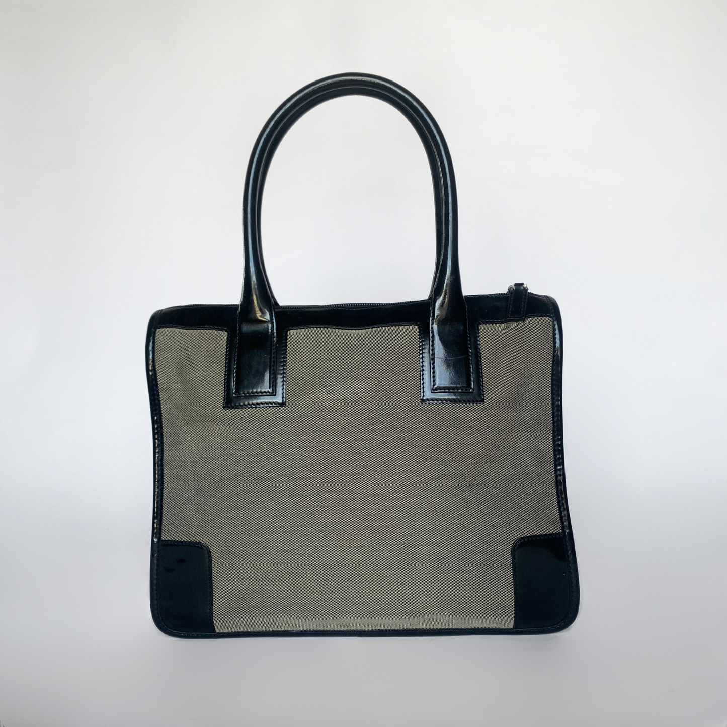 Gucci Gucci Emaille-Handtasche aus Segeltuch und Leder - Handtasche - Etoile Luxury Vintage