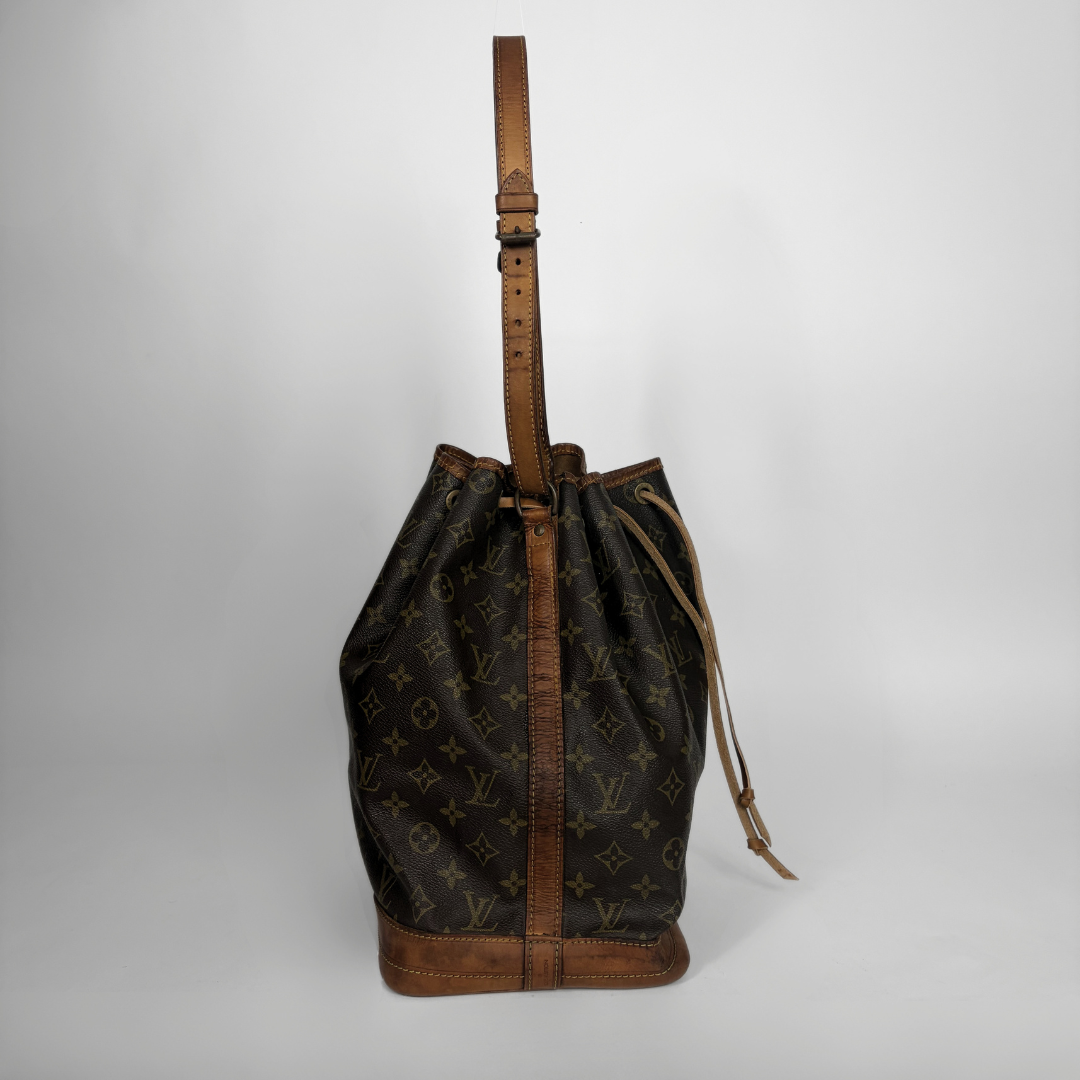Louis Vuitton Petit Noe Monogram Canvas on a white background