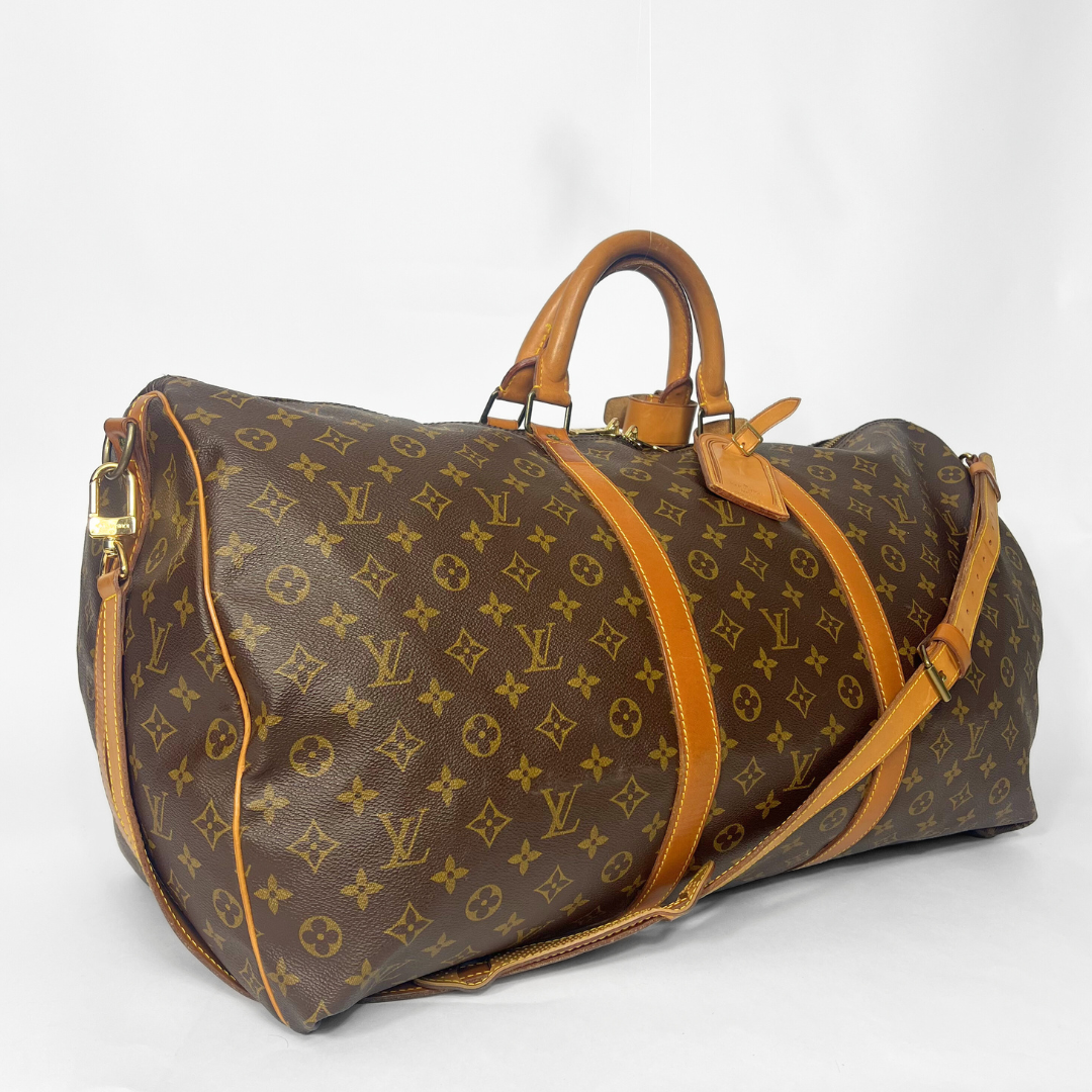 Louis Vuitton Louis Vuitton Keepall 60 Bandoulière Monogram Canvas - Rejsetasker - Etoile Luxury Vintage