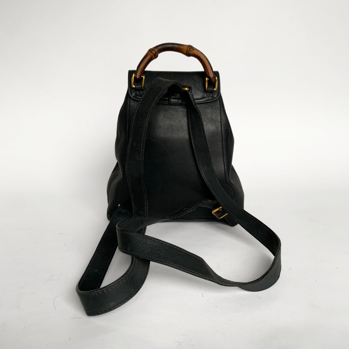 Gucci Gucci Bambus rygsæk lille læder - rygsække - Etoile Luxury Vintage