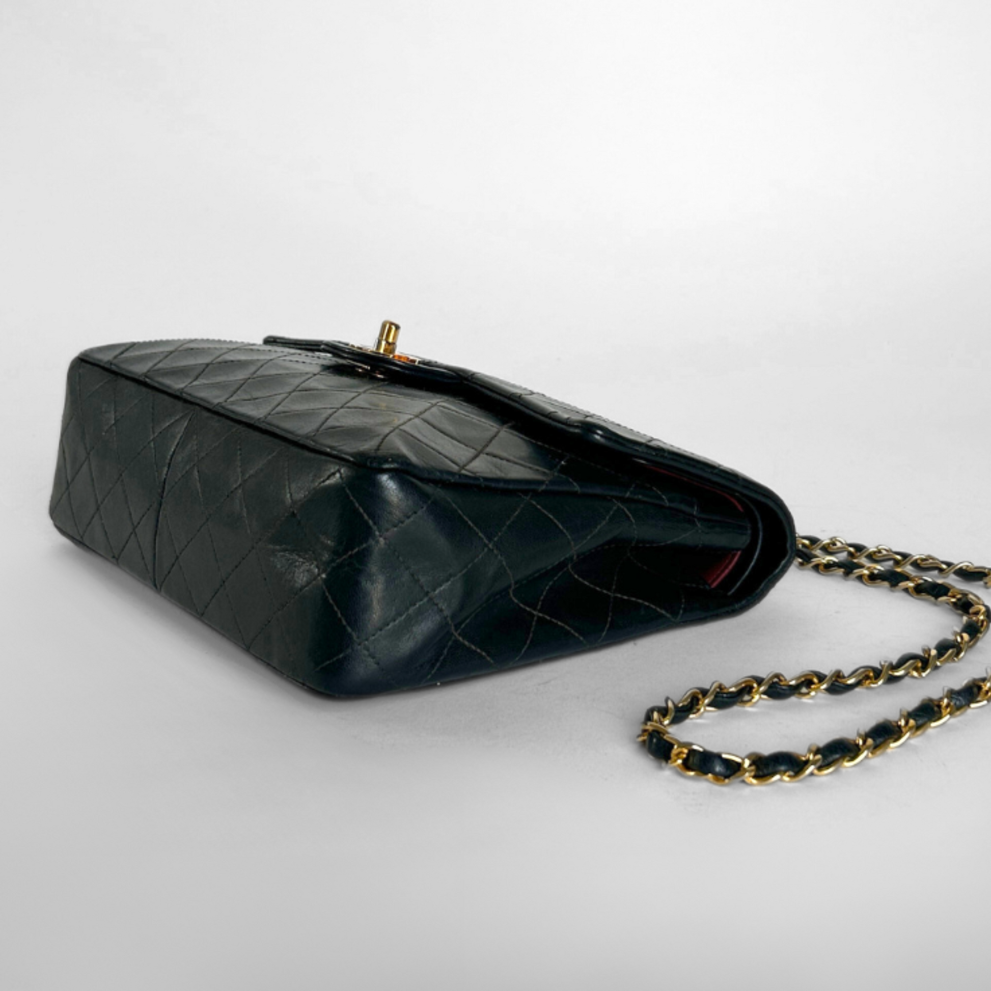 Chanel Square Double Flap Bag Classic Lambskin Leather – l'Étoile de Saint  Honoré