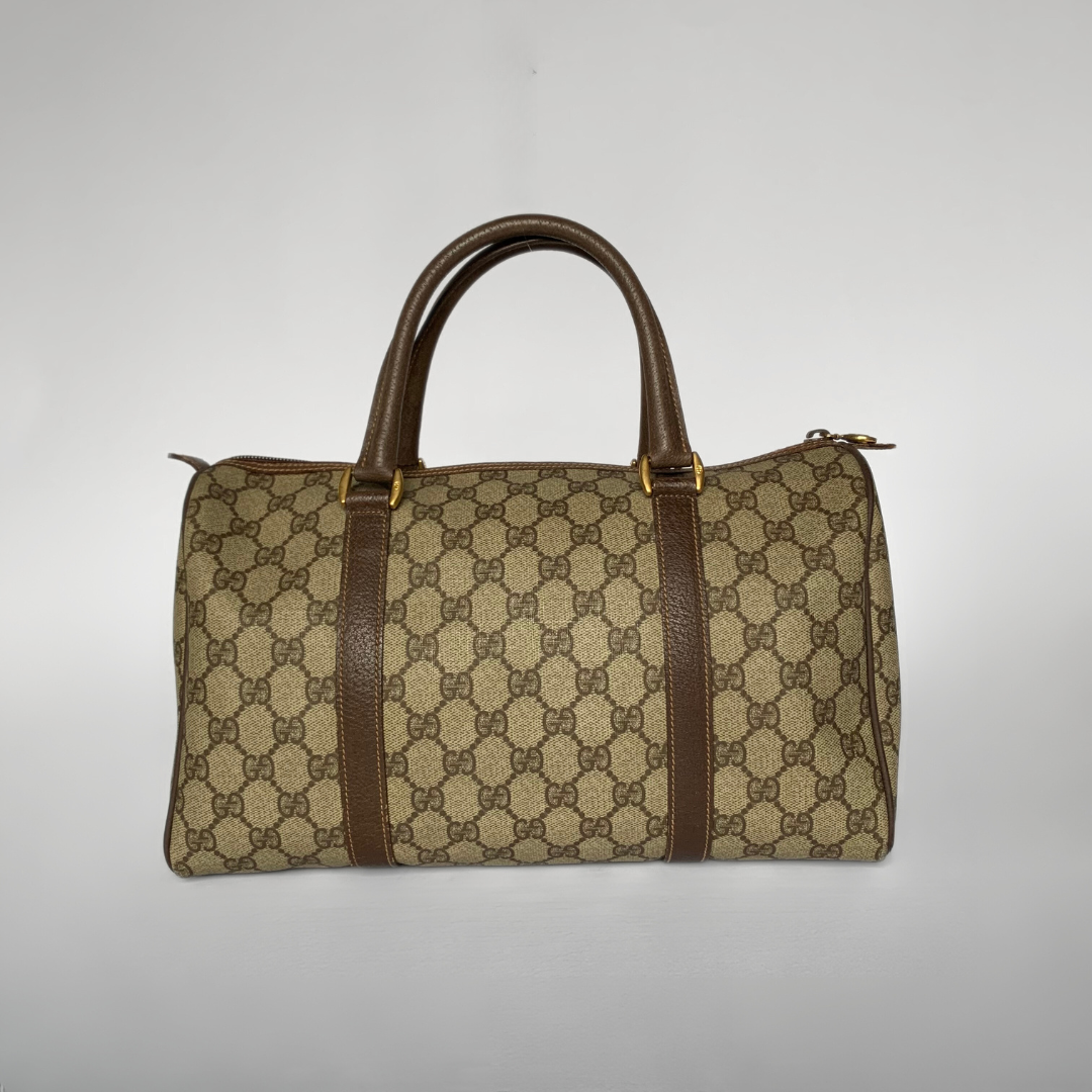 Gucci Gucci Lona de PVC com monograma Boston Bag - Bolsa - Etoile Luxury Vintage
