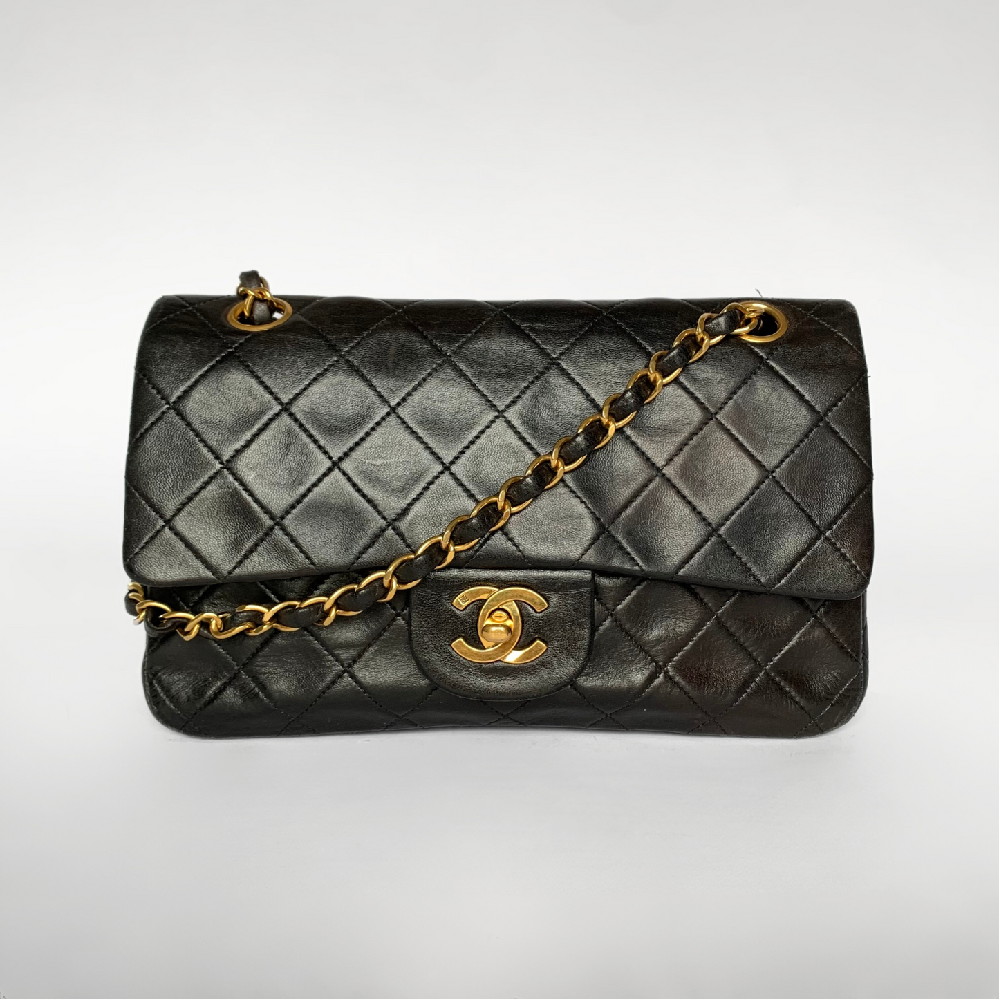 Chanel Chanel Klassisk dobbeltklap lille lammeskindslæder - Håndtasker - Etoile Luxury Vintage
