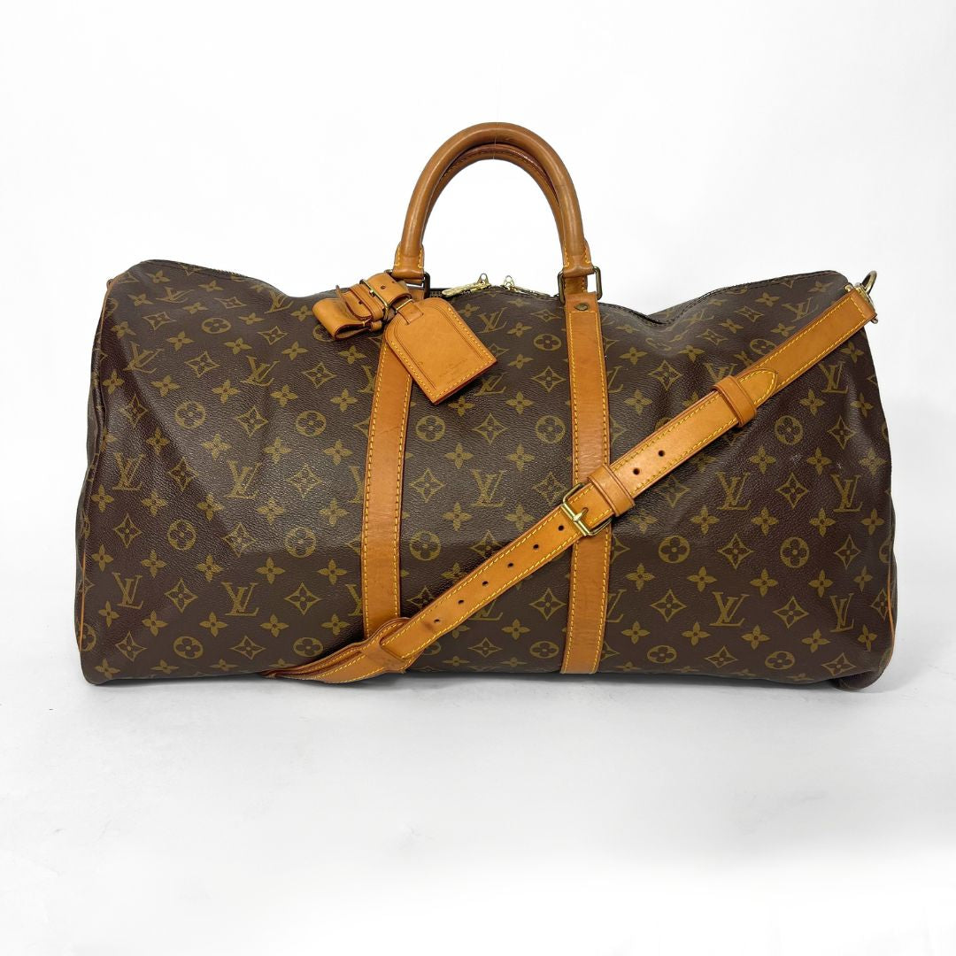 Louis Vuitton Louis Vuitton Keepall 60 Bandoulière-Monogramm-Canvas - Reisetaschen - Etoile Luxury Vintage