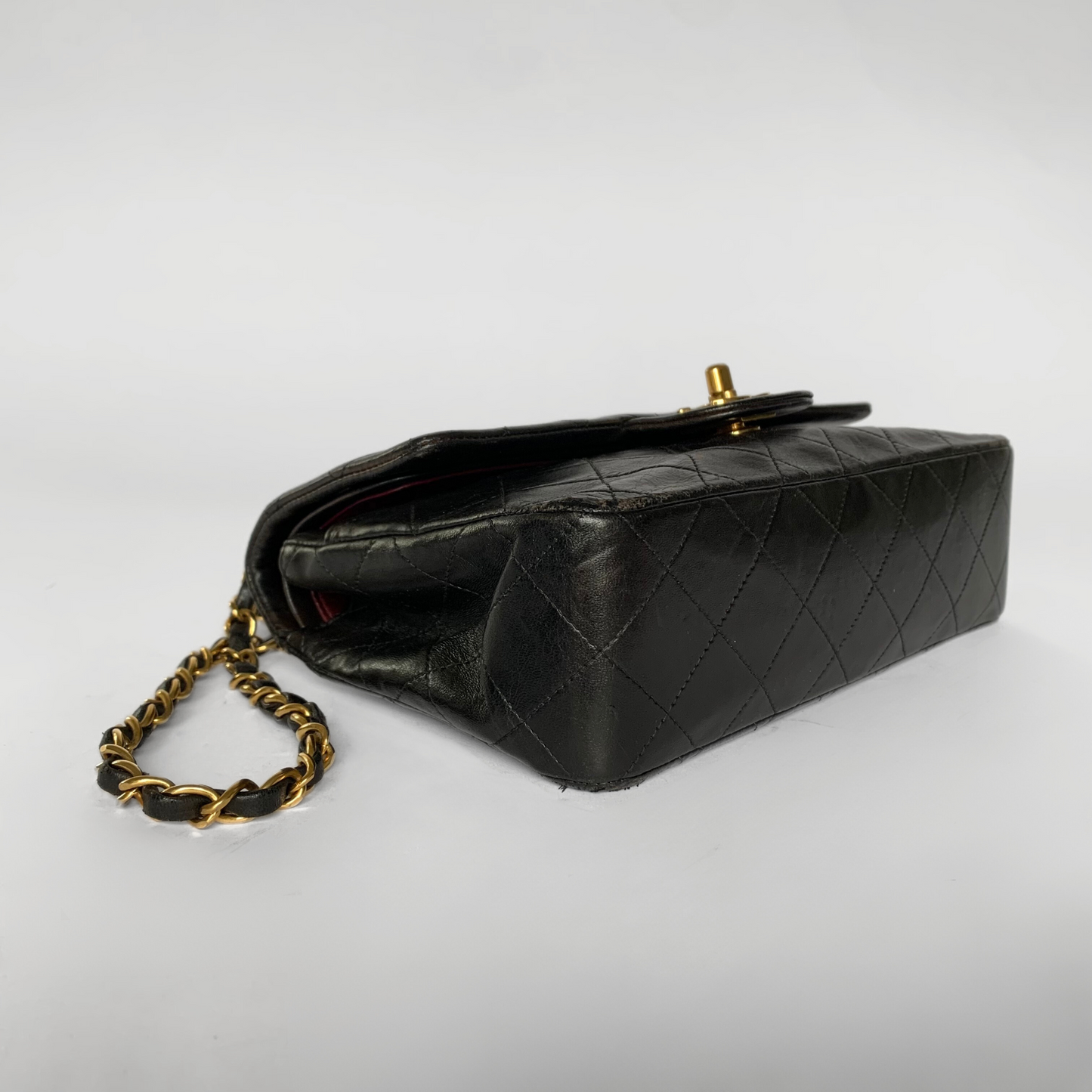 Chanel Chanel Classic Double Flap Small Lambskin Leather - Handbags - Etoile Luxury Vintage