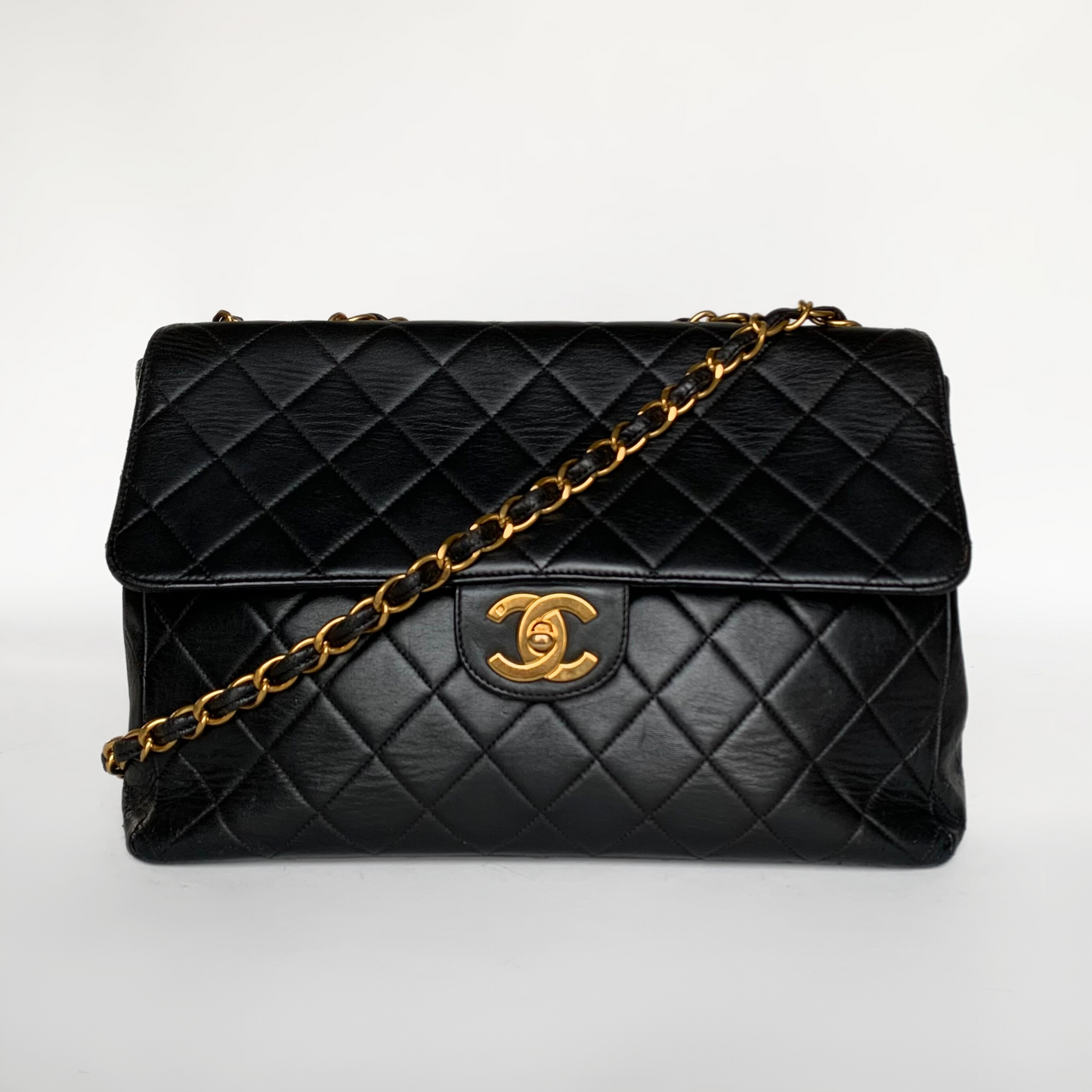 Chanel Chanel Classic Flap Bag Maxi Lambskin Leather - shoulderbag - Etoile Luxury Vintage