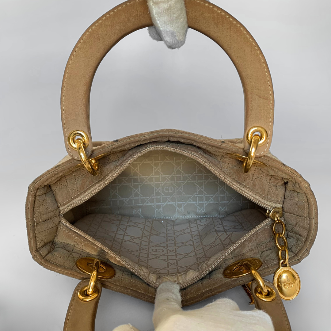 Dior Dior Damen Dior Cannage Mikrofaser - Handtaschen - Etoile Luxury Vintage