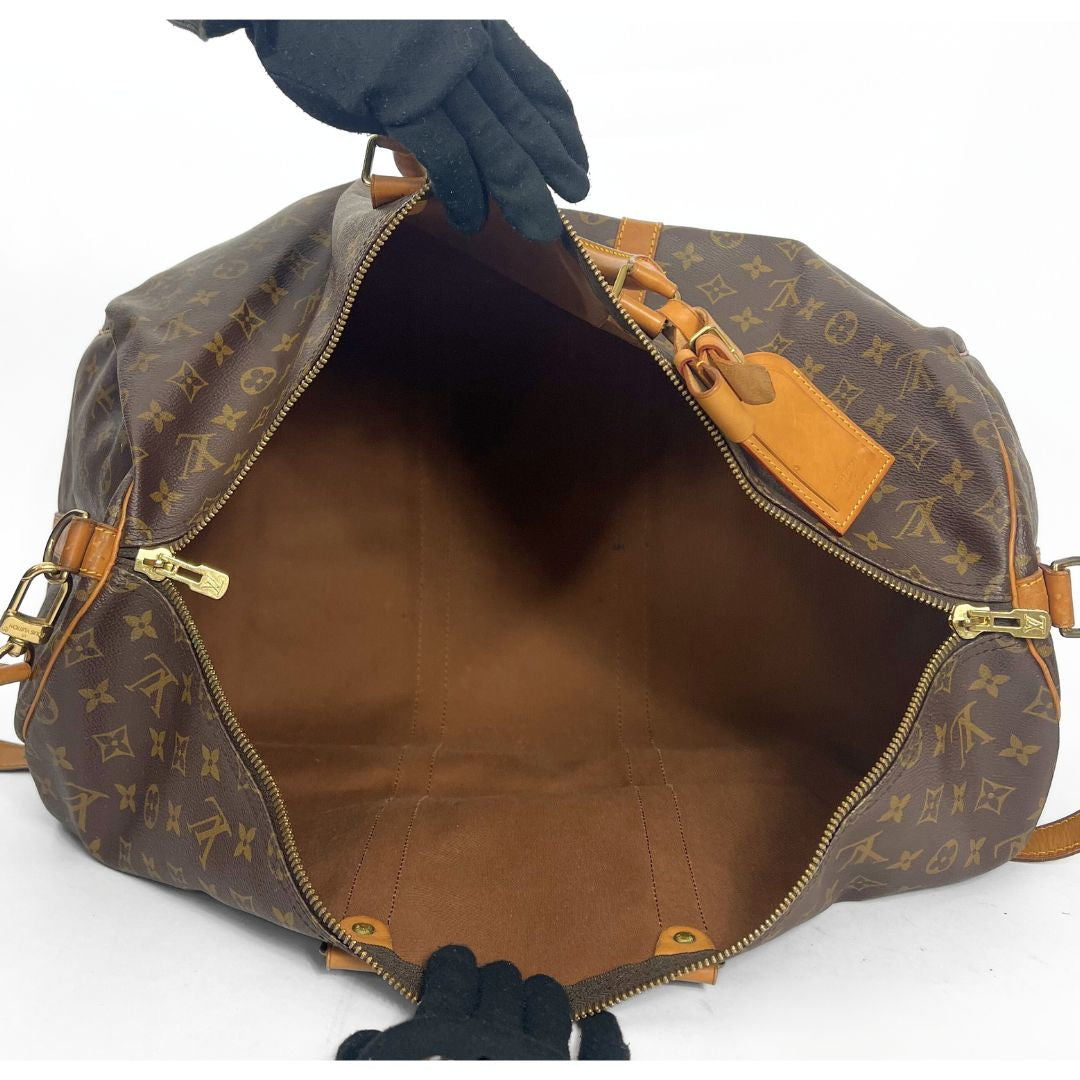 Louis Vuitton Louis Vuitton Keepall 60 Bandoulière-Monogramm-Canvas - Reisetaschen - Etoile Luxury Vintage