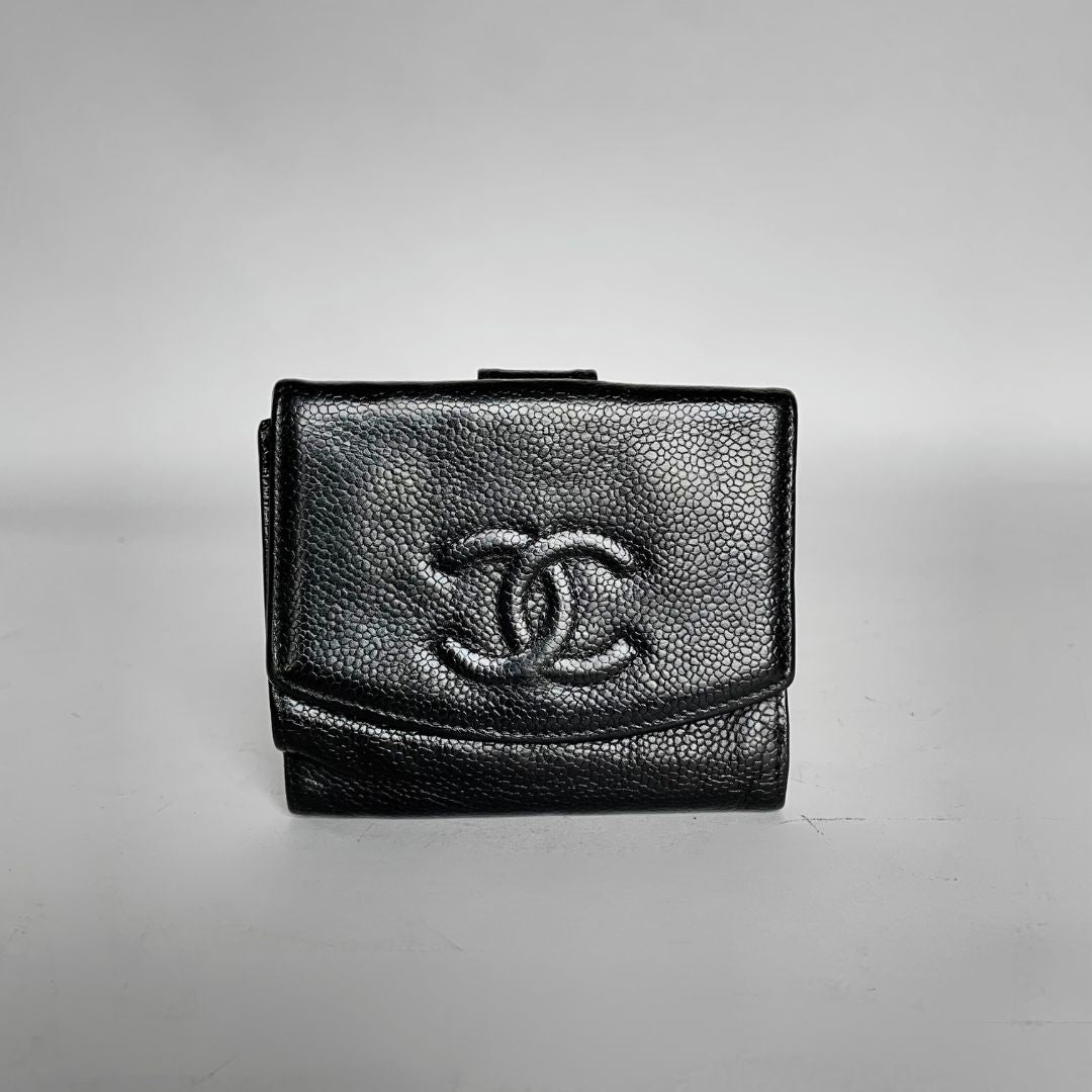 Chanel Chanel CC Wallet Small Caviar Leather - wallet - Etoile Luxury Vintage