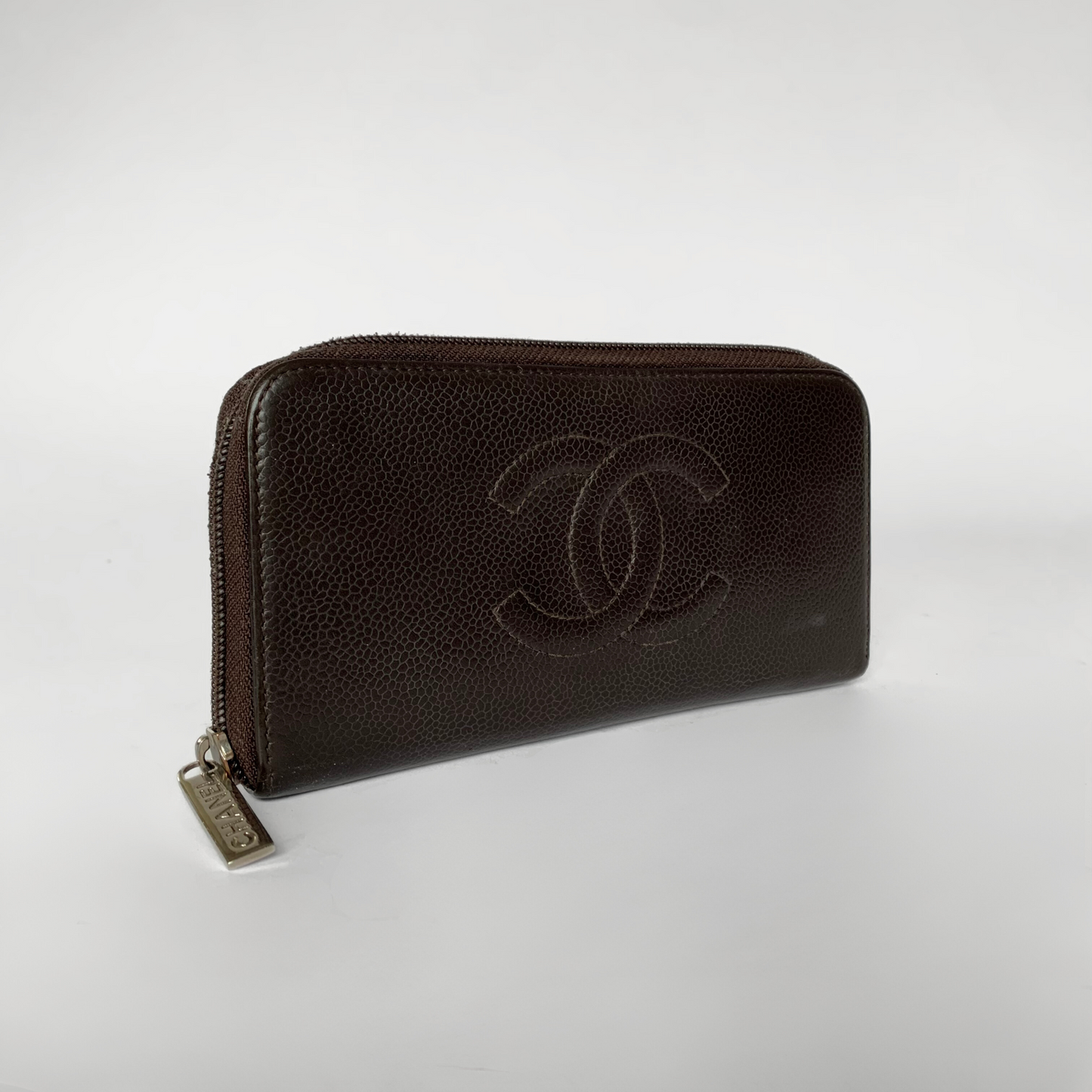 Chanel Chanel Zipper Wallet Caviar Leather - Wallets - Etoile Luxury Vintage