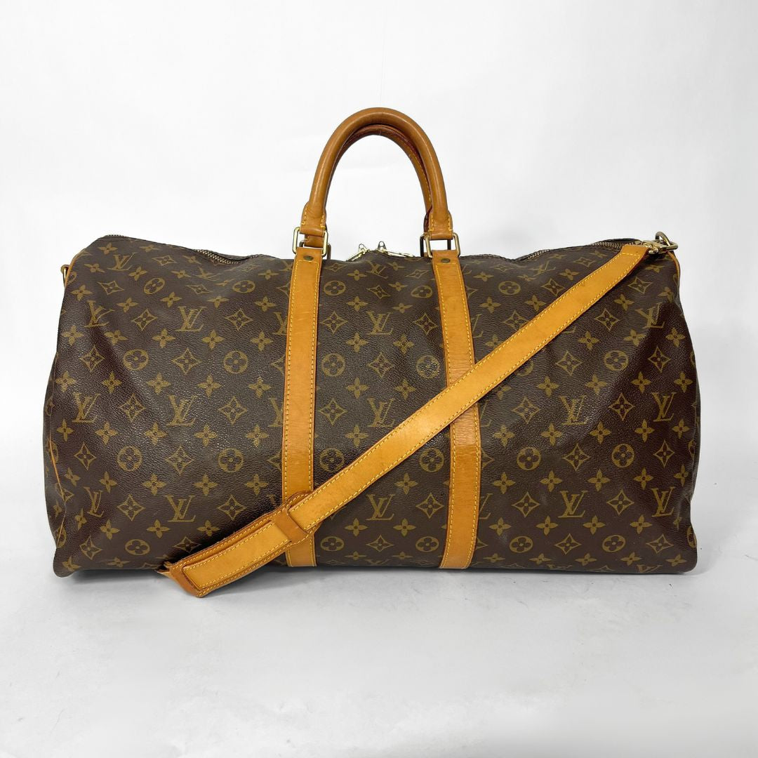 Louis Vuitton Louis Vuitton Keepall 55 Strap Monogram Canvas - Reisetaschen - Etoile Luxury Vintage