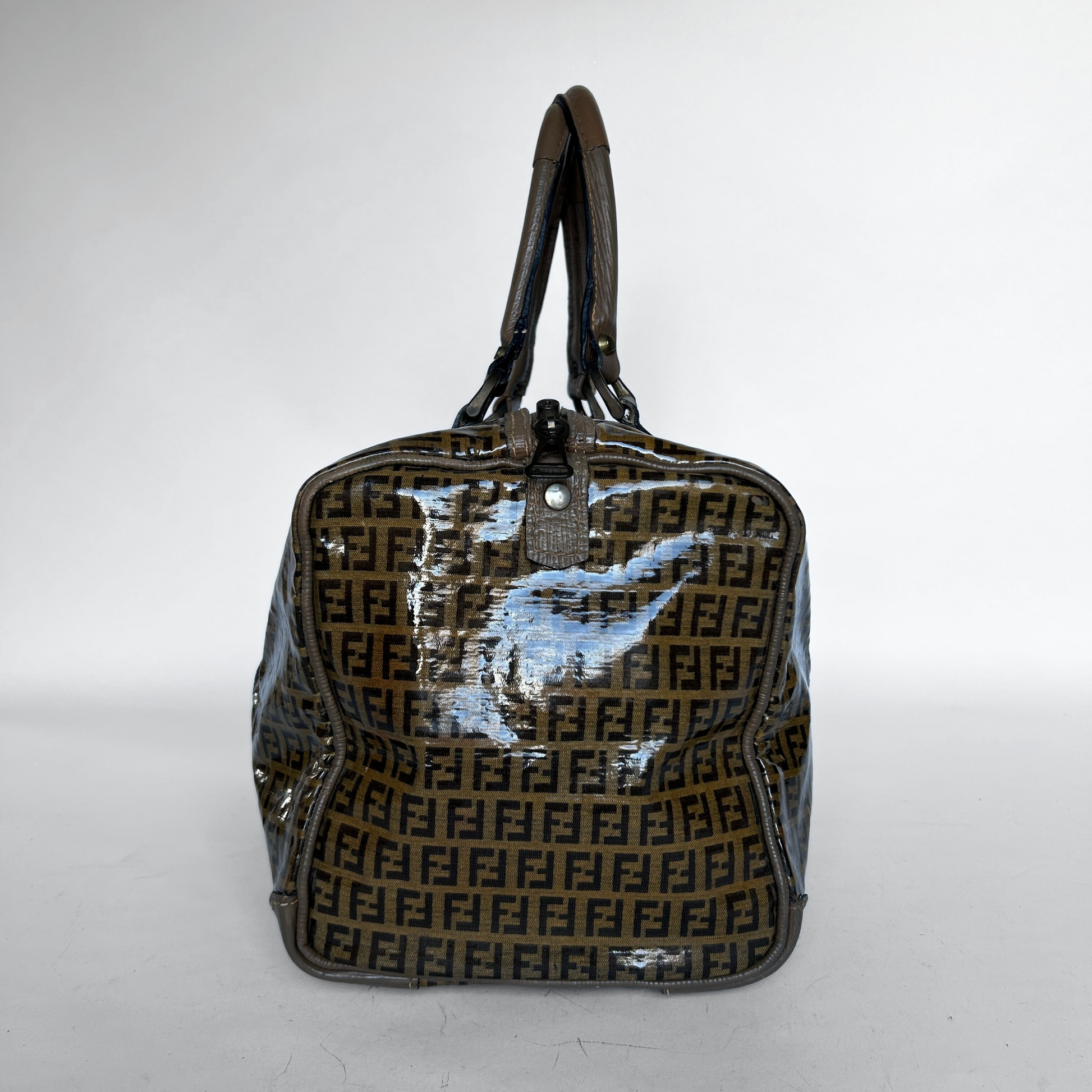 Fendi Fendi Boston Bag Zucca Canvas - Handtasche - Etoile Luxury Vintage