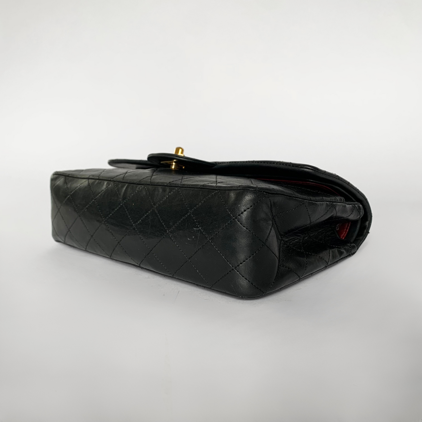 Chanel Chanel Κλασικό διπλό Flap Bag Μεσαίο δέρμα αρνιού - Τσάντα - Etoile Luxury Vintage