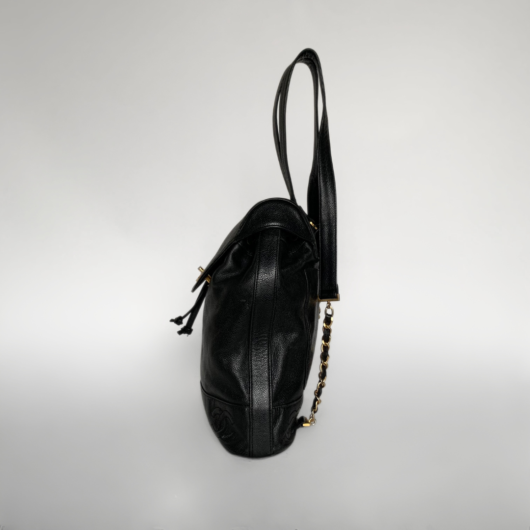Chanel Chanel CC Backpack Leather - Backpacks - Etoile Luxury Vintage