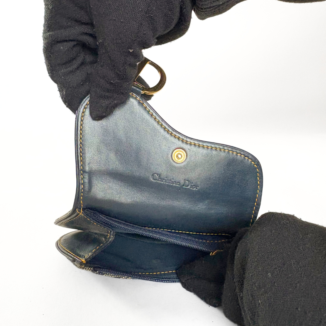 Dior Saddle Wallet Oblique Canvas