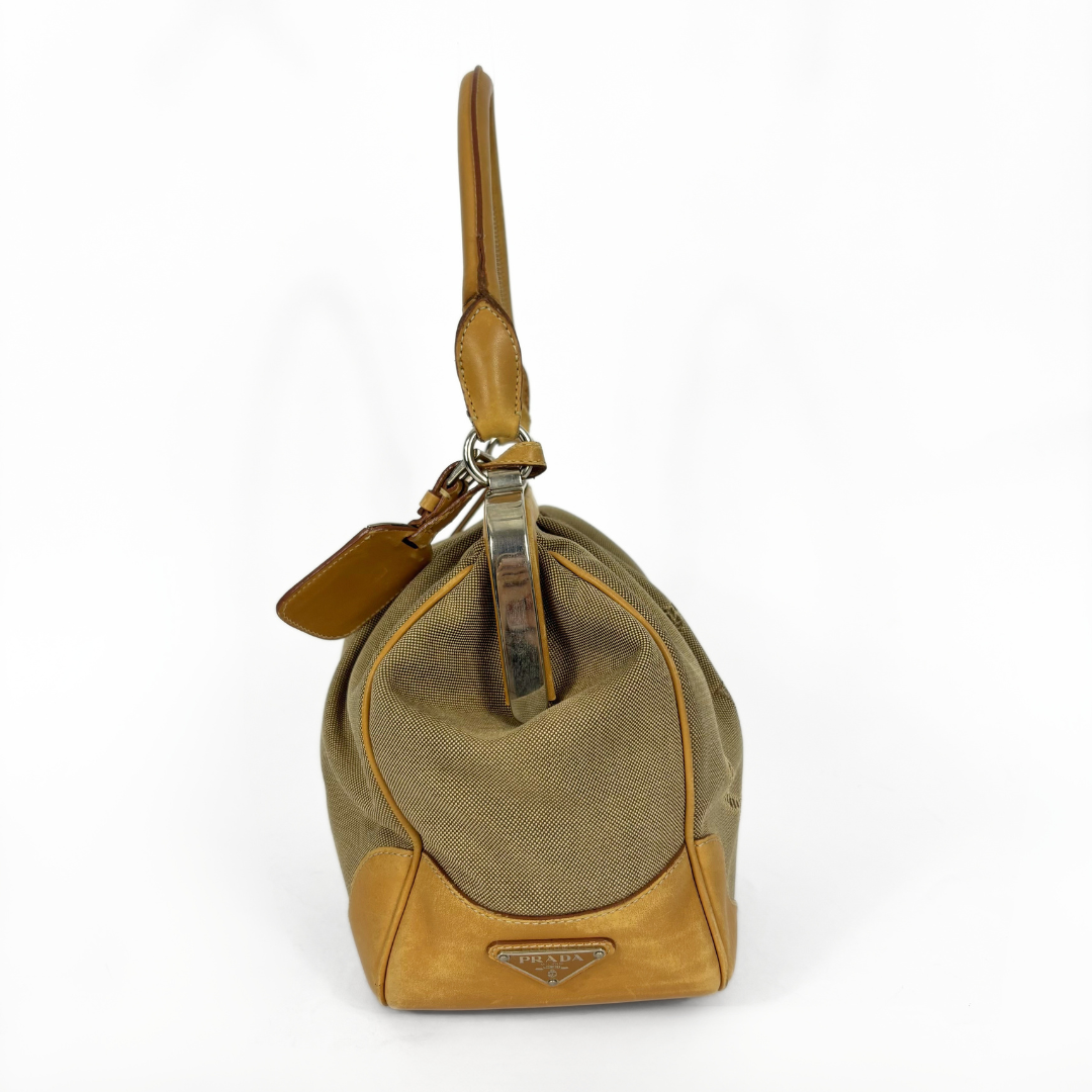 Prada Camel Dame Skuldertaske