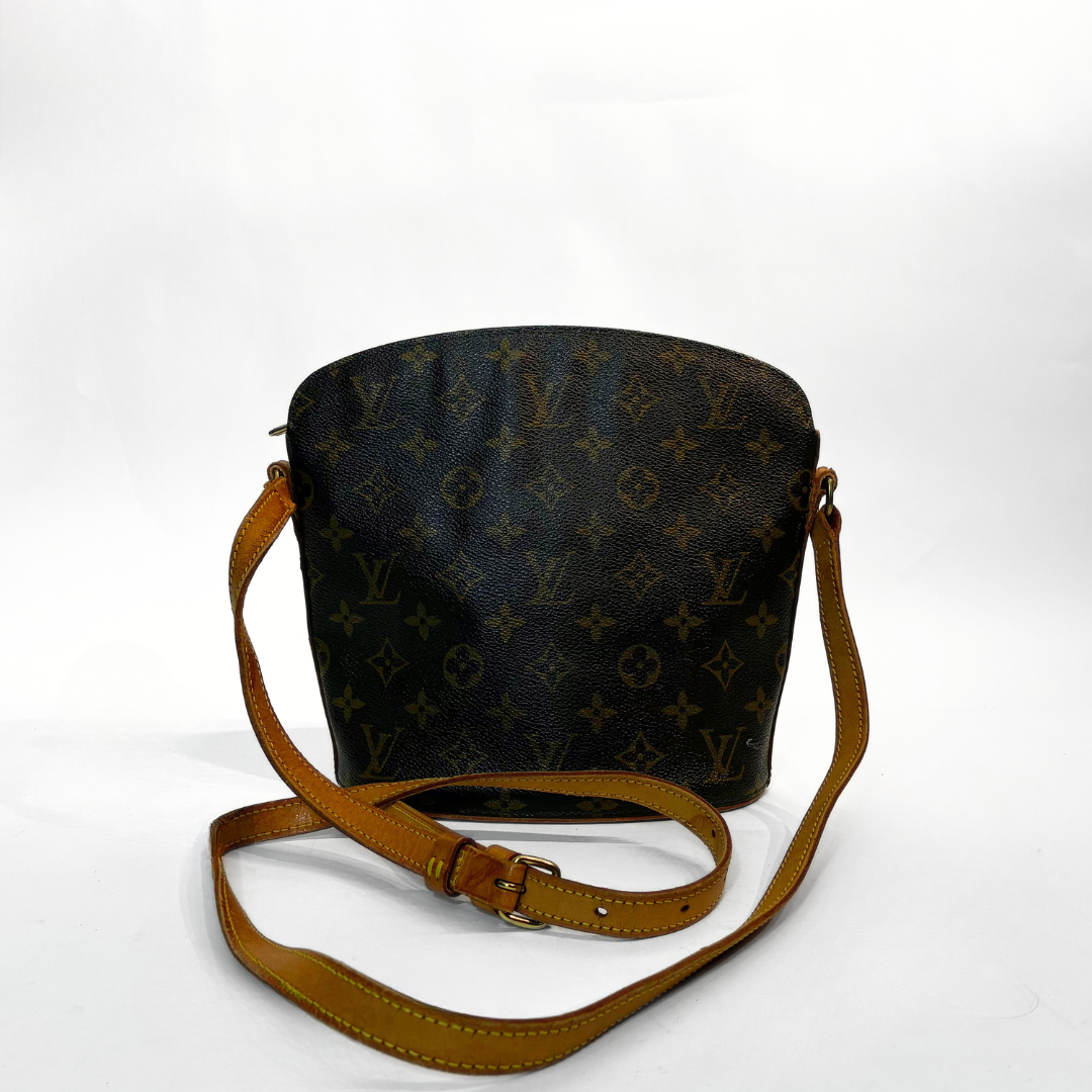 Louis Vuitton Drouot Monogram Canvas on a white background