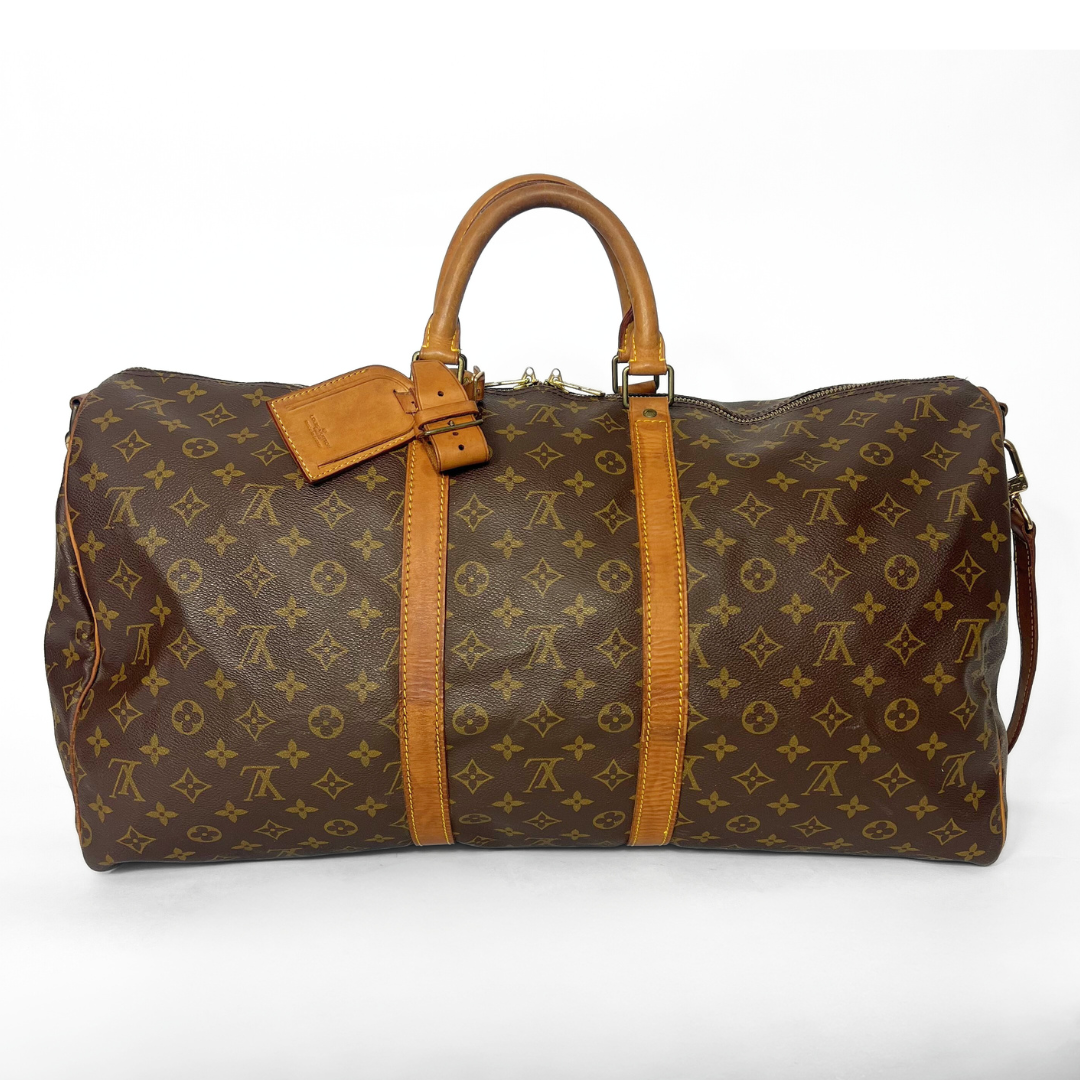 Louis Vuitton Keepall 55 Monogram lærred