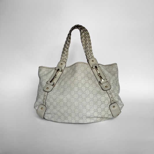 Gucci Gucci Shopper 2 Way Suède Leather - Axelväska - Etoile Luxury Vintage