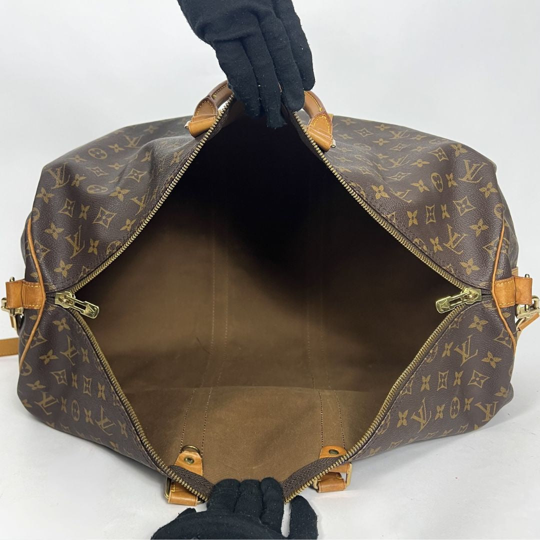Louis Vuitton Louis Vuitton Keepall 55 Strap Monogram Canvas - Reisetaschen - Etoile Luxury Vintage