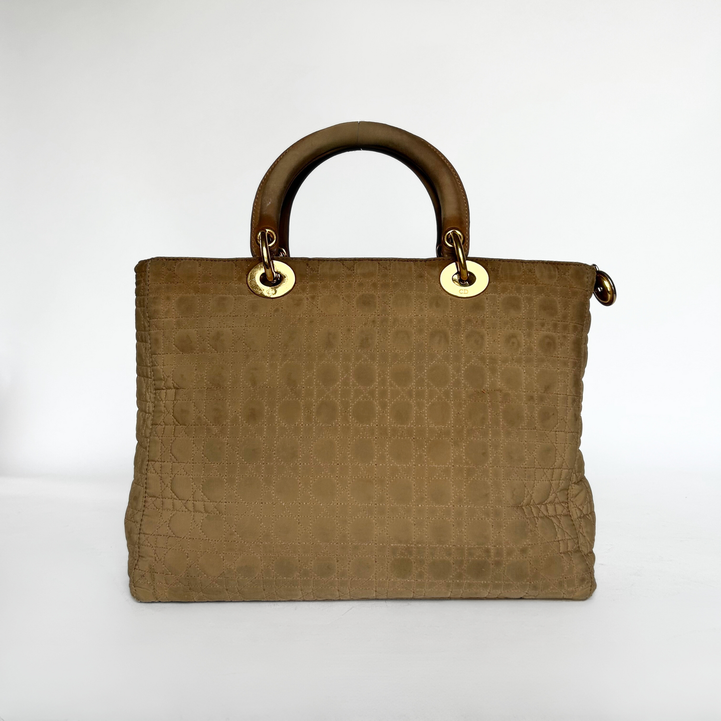 Dior Dior Lady Dior Large Cannage Fabric - Handbags - Etoile Luxury Vintage