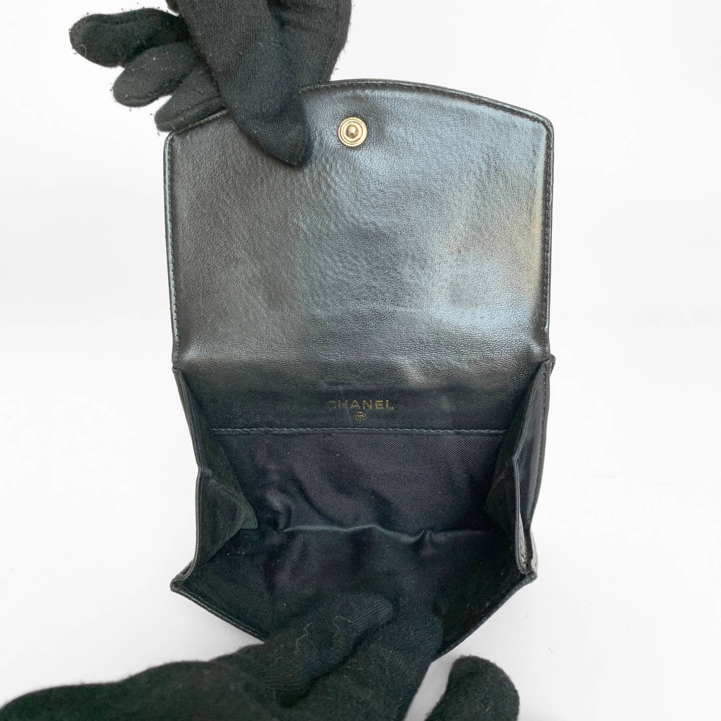 Chanel Geldbörse Small Caviar Leather