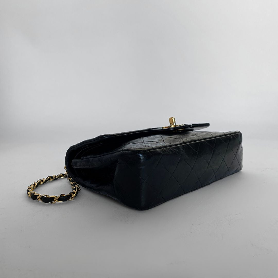 Chanel Chanel Classic Flap Bag Small Lambskin Leather - Handbag - Etoile Luxury Vintage