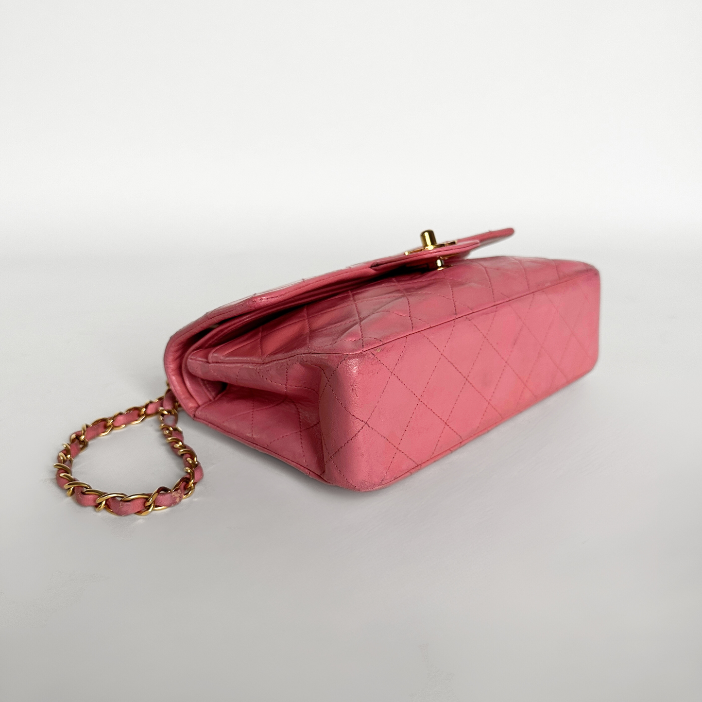 Chanel Klassisches Doppelzimmer Flap Bag Kleines Lammfellleder