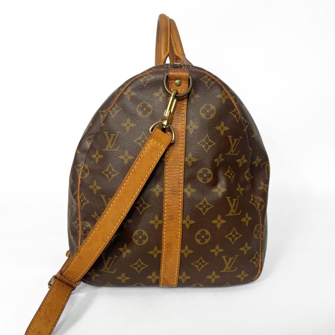 Louis Vuitton Keepall 55 Monogram lærred