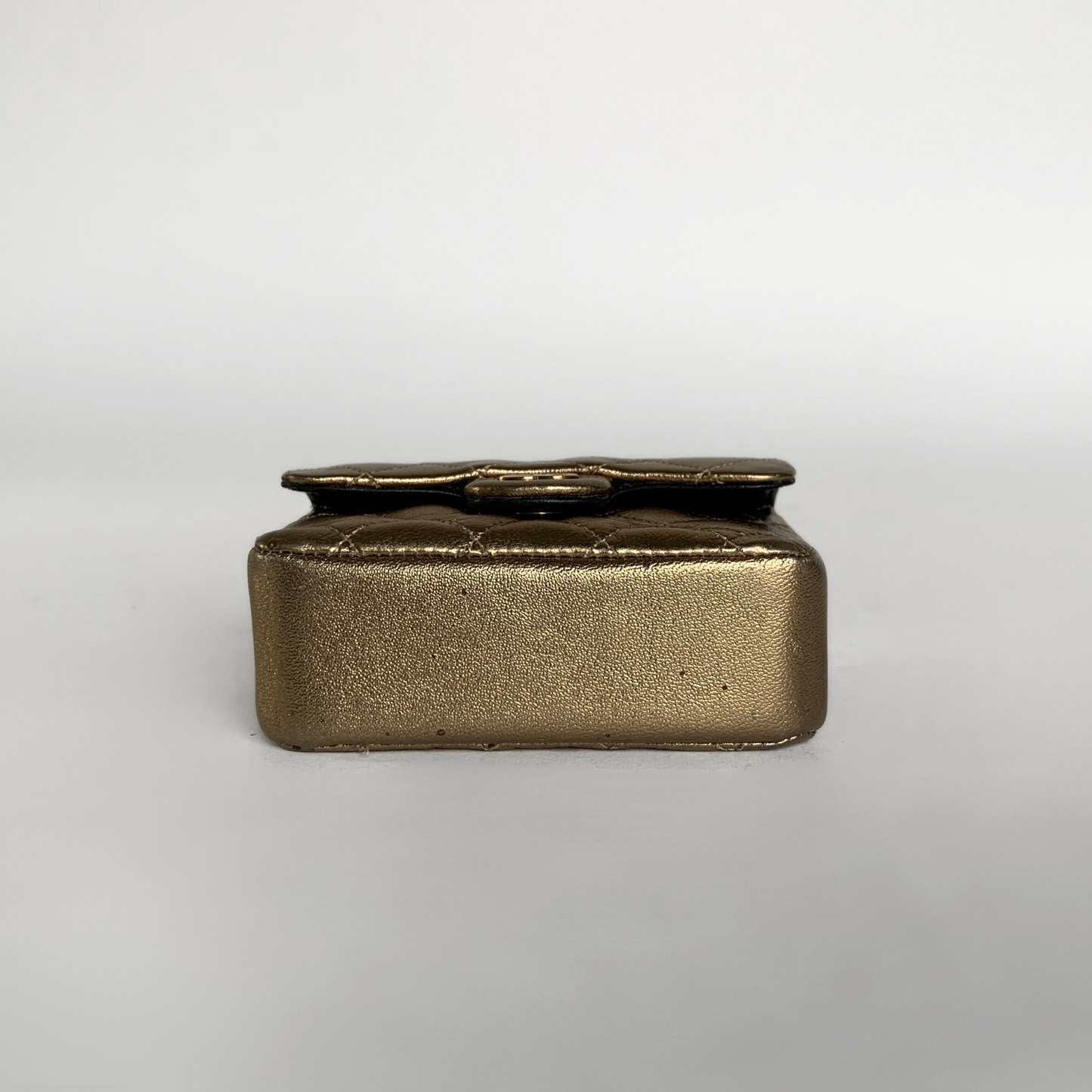 Chanel Klassisk Single Flap Micro Bum bæltetaske Lammeskindslæder