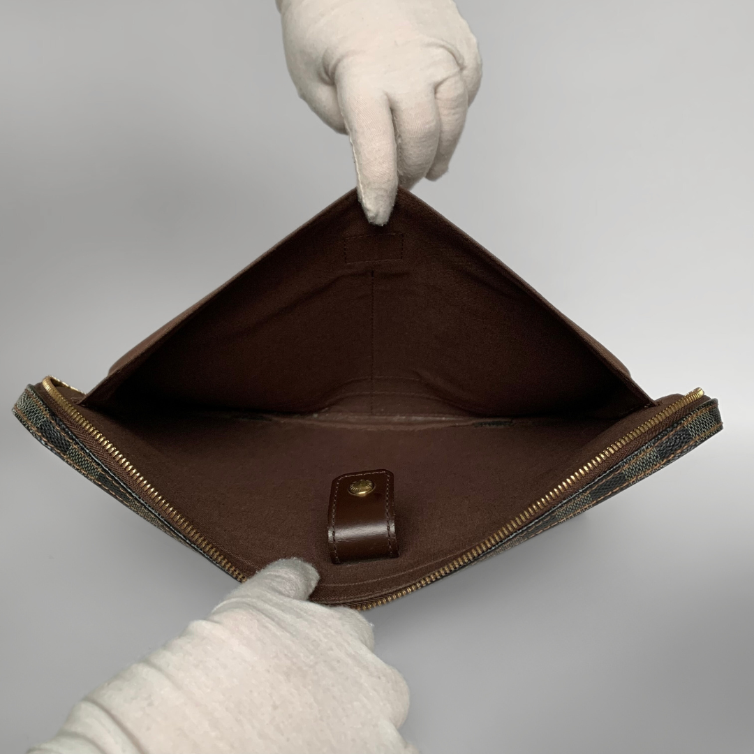 Louis Vuitton Louis Vuitton Porte Ordinator Savana Damier Eb&egrave;ne Canvas - Handbags - Etoile Luxury Vintage