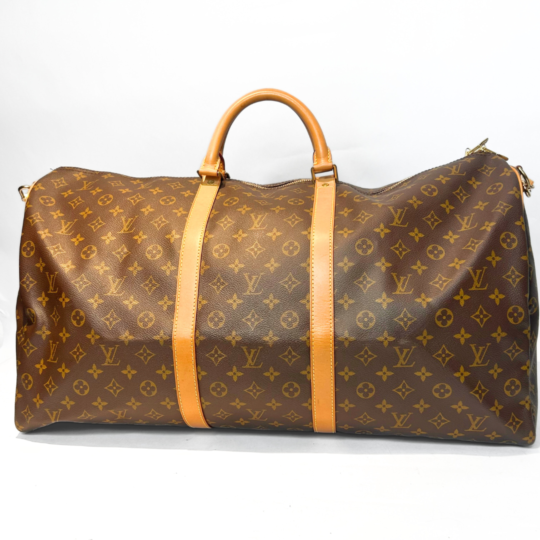 Louis Vuitton Keepall 55 Strap Monogram Canvas