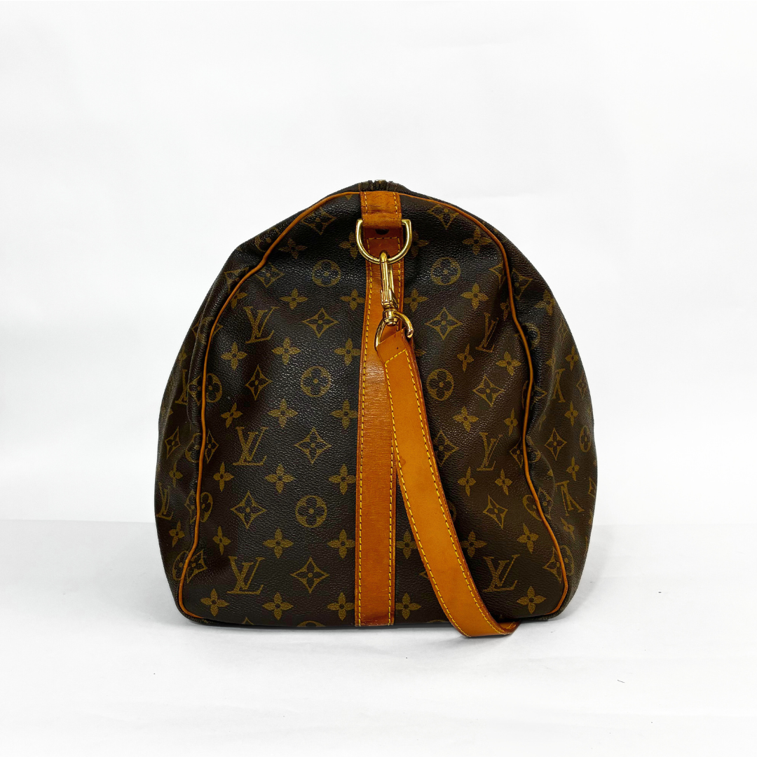 Louis Vuitton Keepall 55 Strap Monogram Canvas
