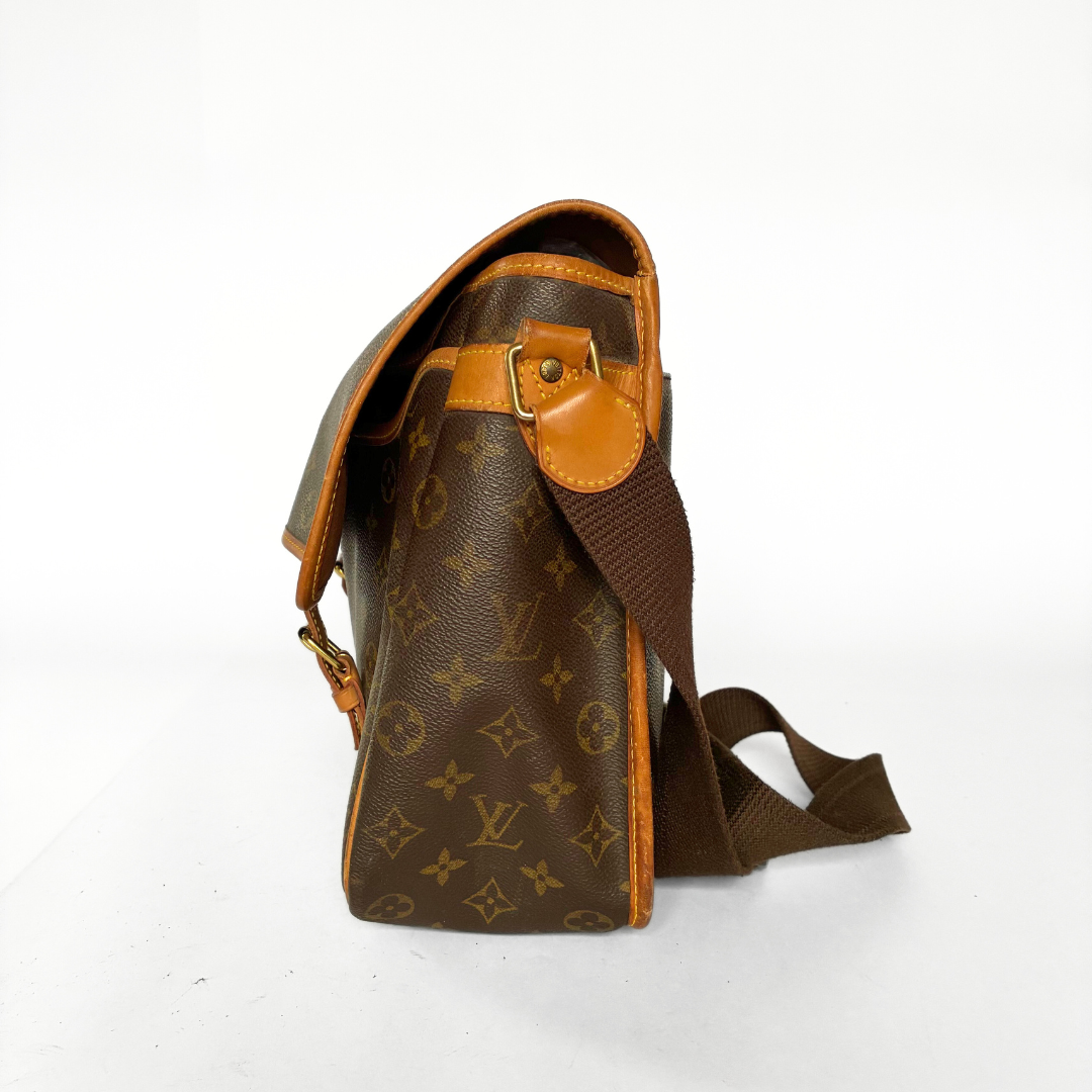 Louis Vuitton Gibecière GM monogram lærred