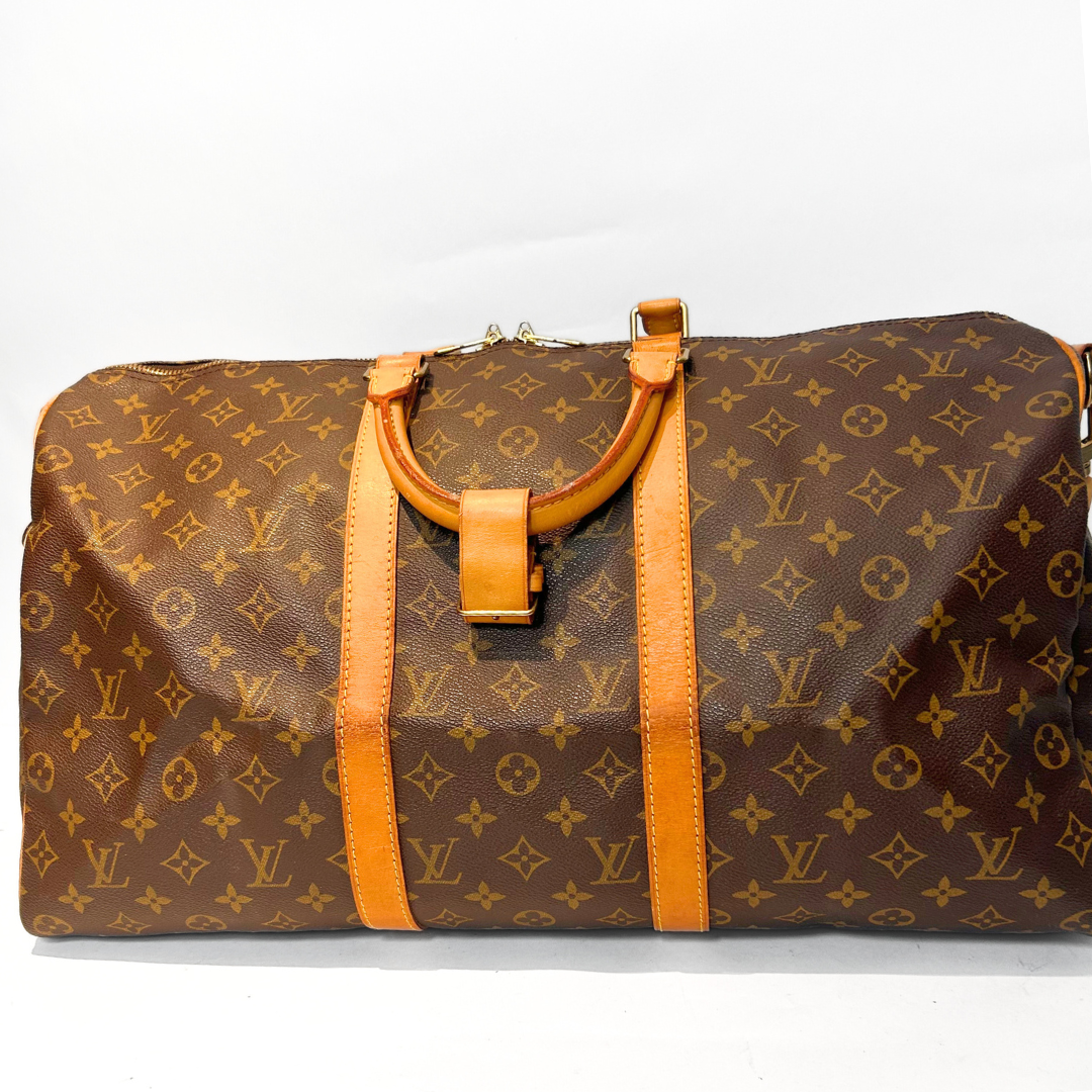 Louis Vuitton Keepall 55 Strap Monogram Canvas