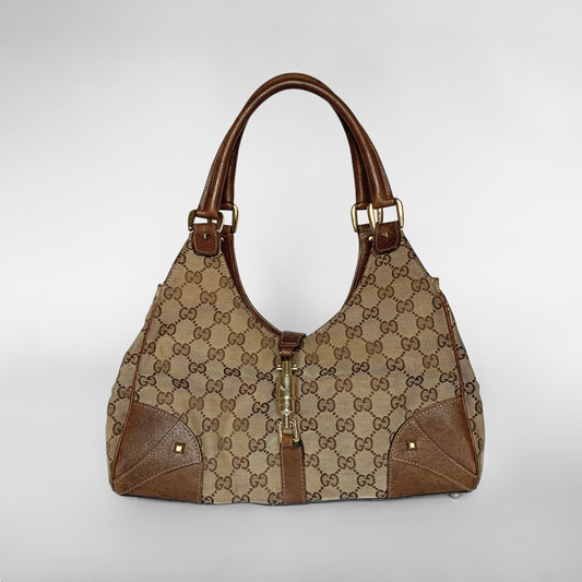 Gucci Gucci Jackie Monogram Canvas - Handbags - Etoile Luxury Vintage