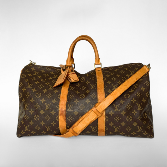 Louis Vuitton Louis Vuitton Keepall 50 Bandouli&egrave;re Monogram Canvas - Travel bags - Etoile Luxury Vintage