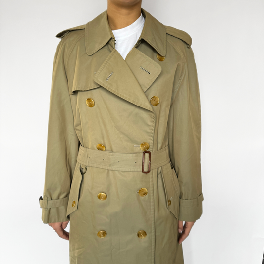 Burberry Burberry Coat Trench Cotton - coat - Etoile Luxury Vintage