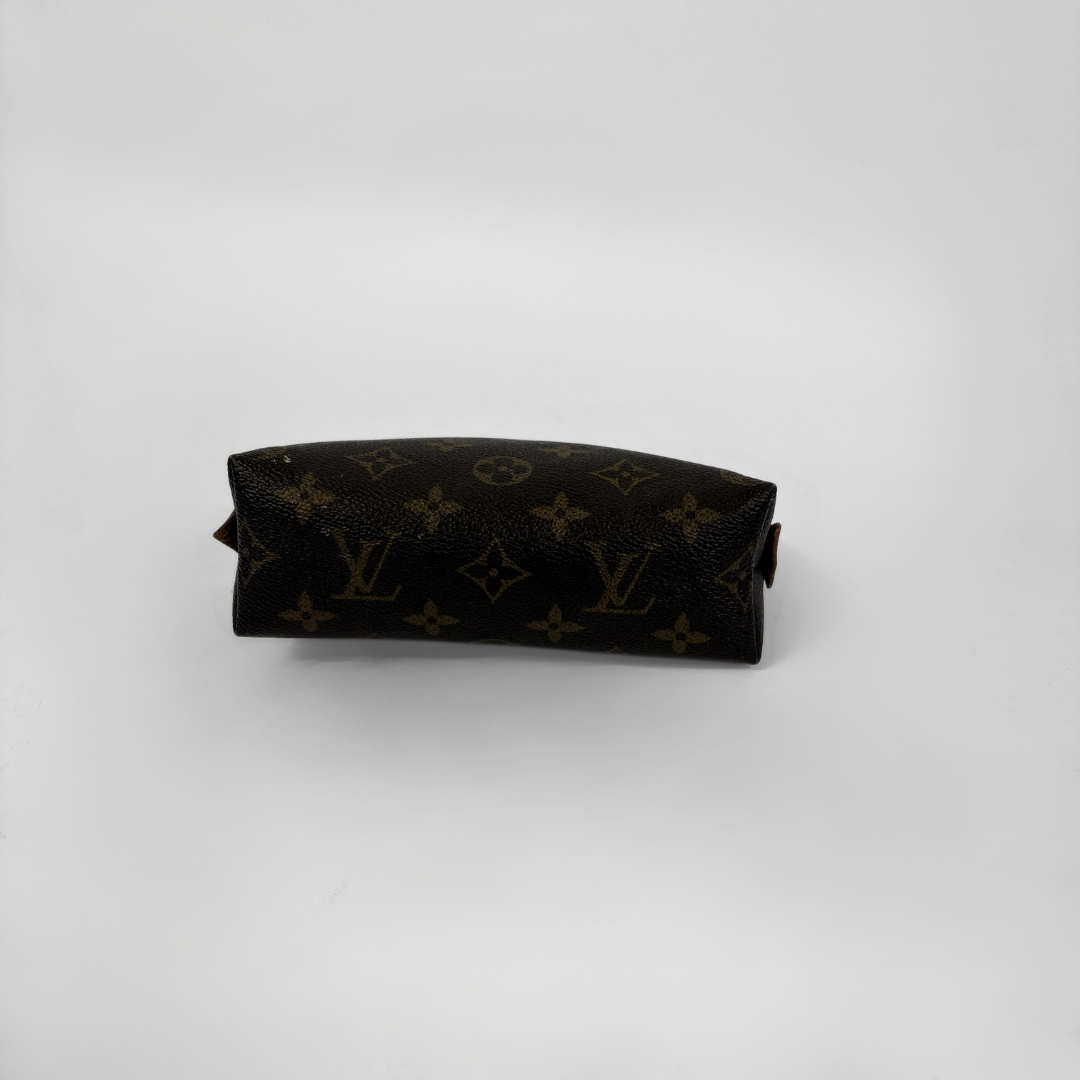 Louis Vuitton Cosmetic Pouch Monogram Canvas on a white background