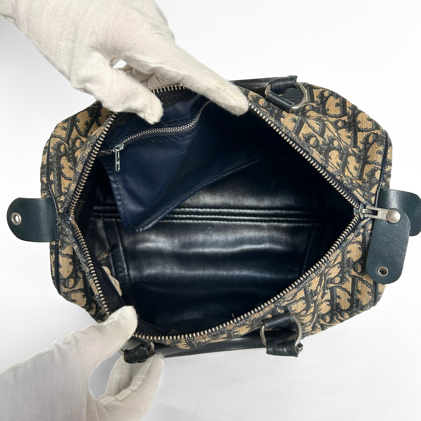 Dior Dior Bowling Bag Oblique Canvas - Handbag - Etoile Luxury Vintage