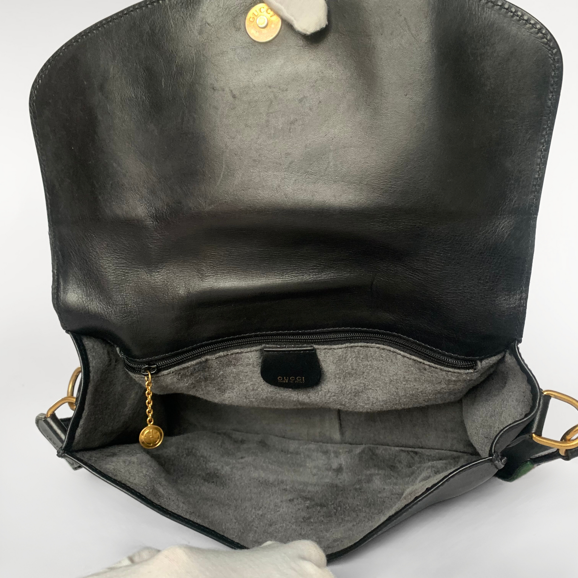 Gucci Gucci Δερμάτινη τσάντα Sherry Crossbody - - Etoile Luxury Vintage