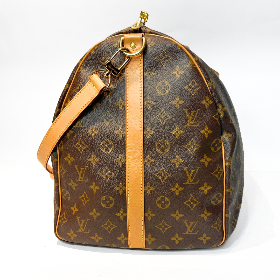Louis Vuitton Keepall 55 Strap Monogram Canvas