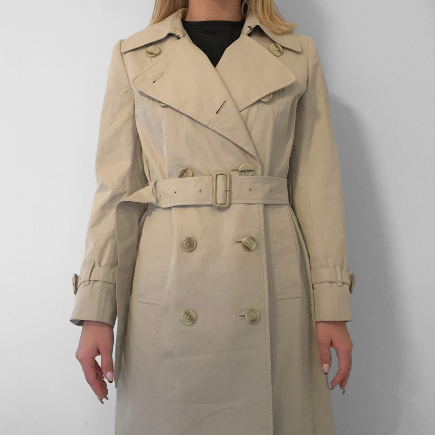 Burberry Burberry Trench Coat Cotton - Coats - Etoile Luxury Vintage