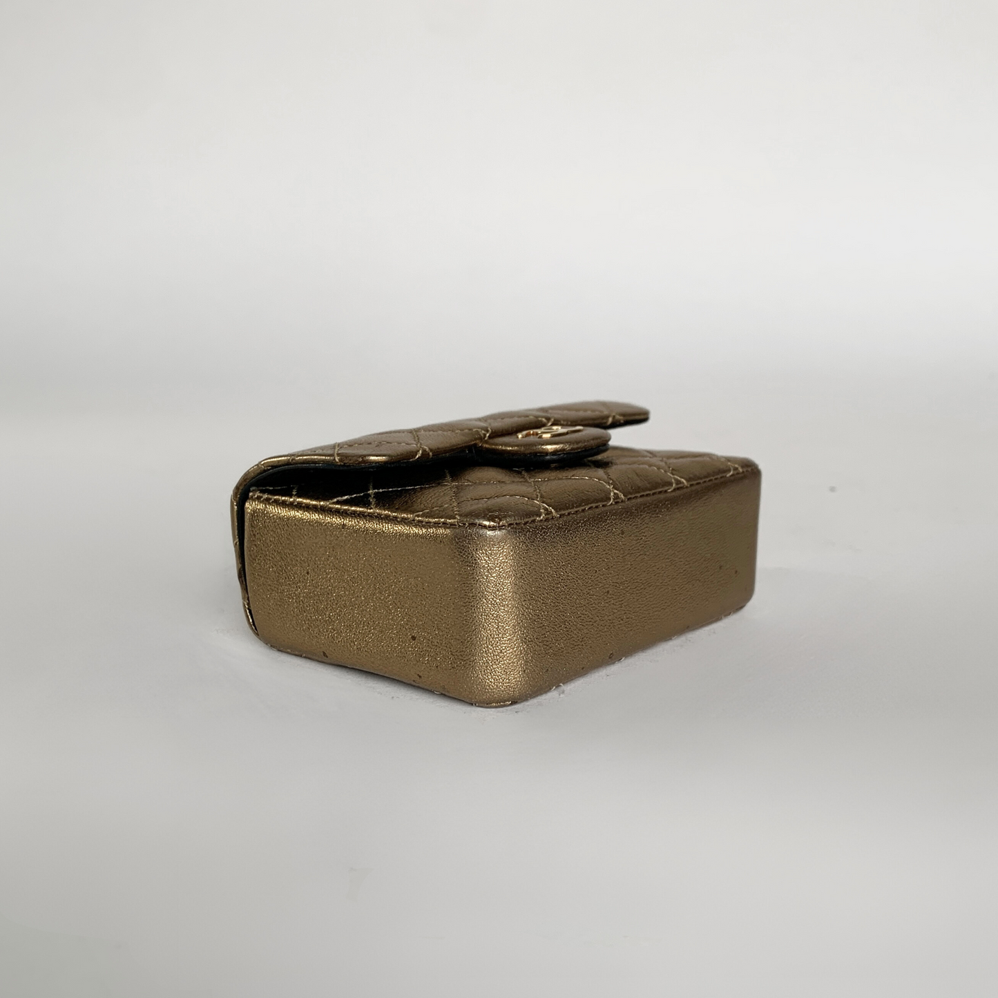 Chanel Klassinen Single Flap Micro Bum Belt Bag Lampaannahkaa