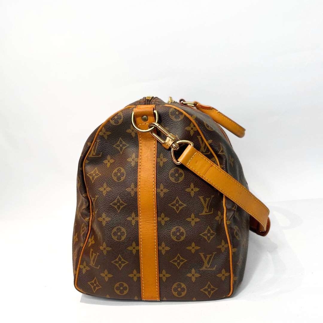 Louis Vuitton Keepall 55 Strap Monogram Canvas